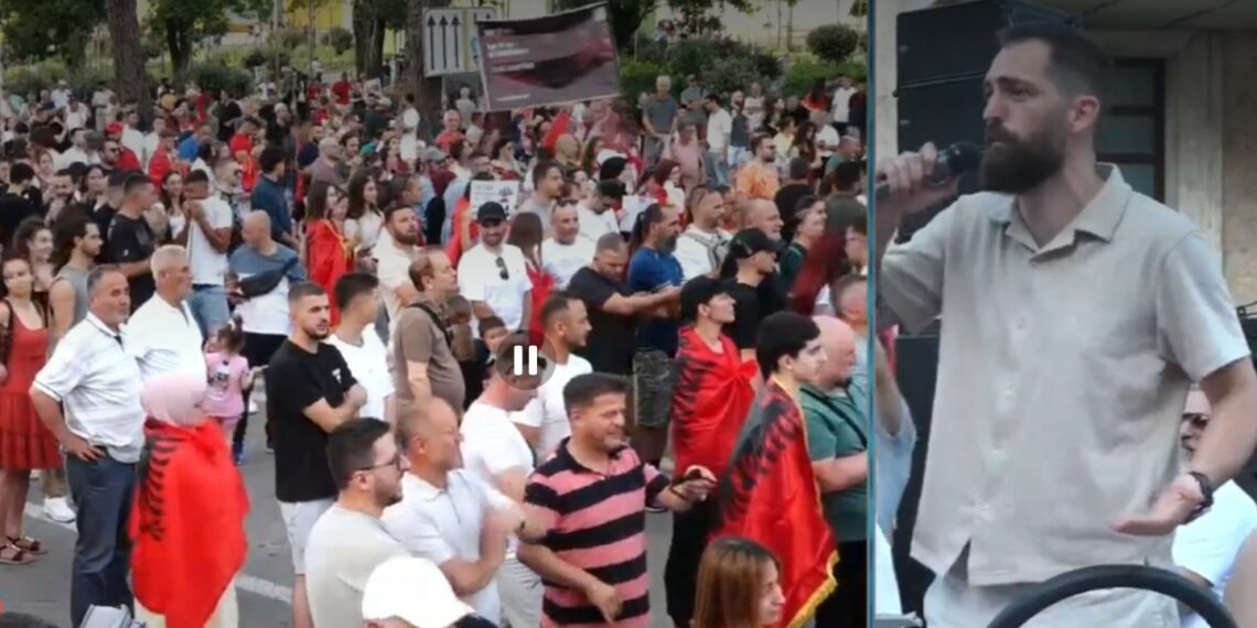 Mijëra qytetarë në shesh, Progni: Protestojmë edhe kundër Soros, ai na e solli kryeministrin dhe Berishën