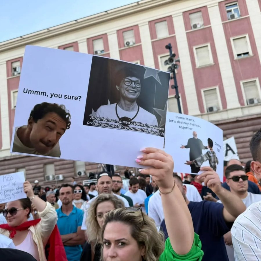 Ironi, meme dhe mesazhe të forta, pankartat që “pushtuan” protestën!