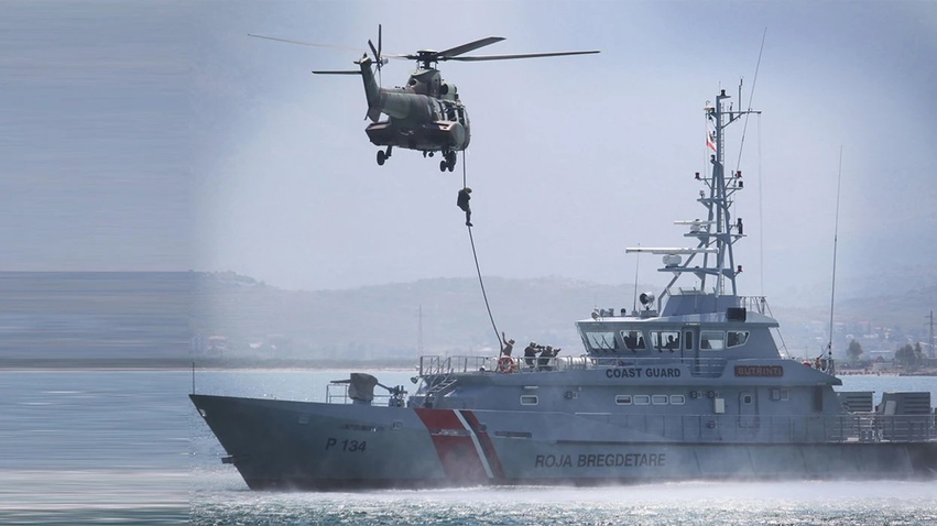 Forcat Detare stërvitje në Pashaliman  ndërmarrin aksione në det