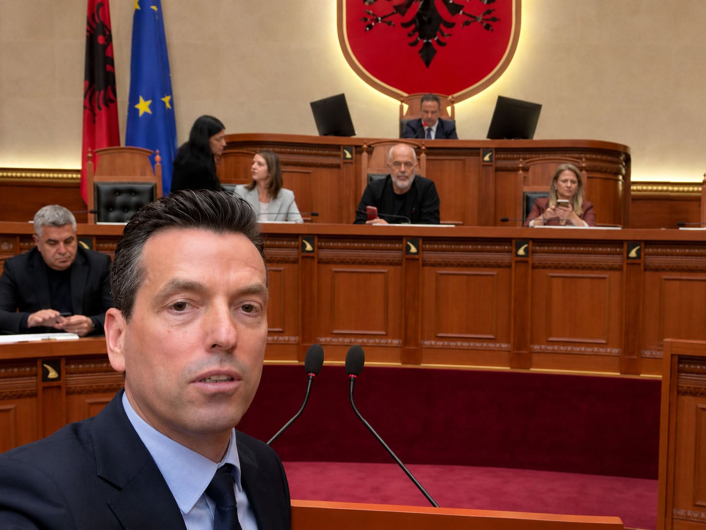 “Nuk vjen për qytetarët, por për ligje mafioze” – Shehaj sulmon ashpër Edi Ramën, publikon pamje nga Kuvendi
