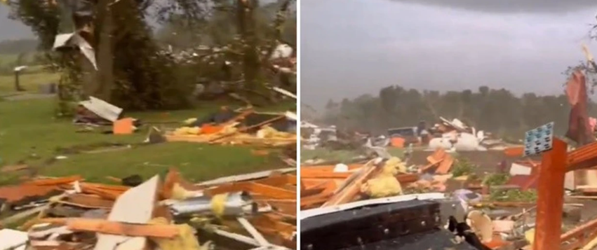 Tornado i shkatërron shtëpinë para syve të tij  amerikani filmon momentin dramatik