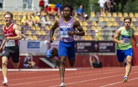 Odey-Jordan thyen rekordin evropian U20 në 100 metra