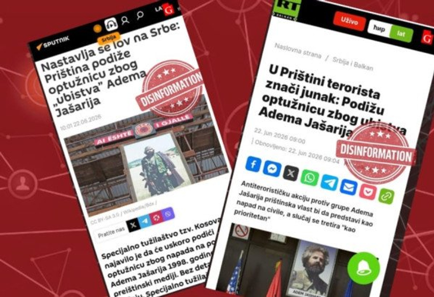 Media ruse me dezinformata tentojnë të shtrembërojnë faktet për krimet ndaj familjes Jashari