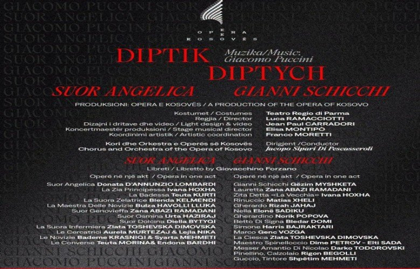 Opera e Kosovës prezanton  Diptikun  operistik të Puccinit