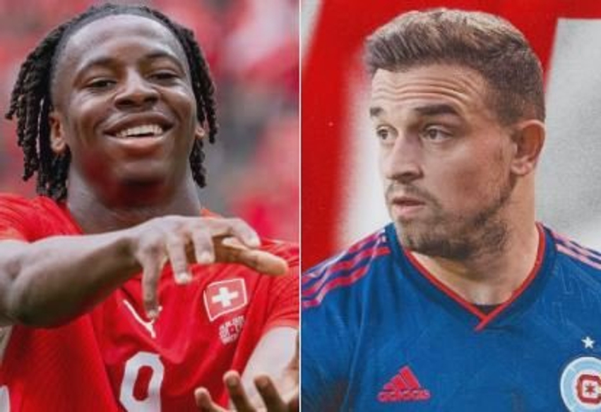 Johan Manzambi e habit Xherdan Shaqirin  Ja bën me dije