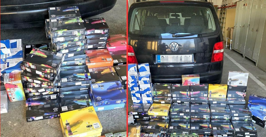 Policia ndalon kontrabandën në Kamenicë  sekuestron 656 cigare elektronike të fshehura në valixhe
