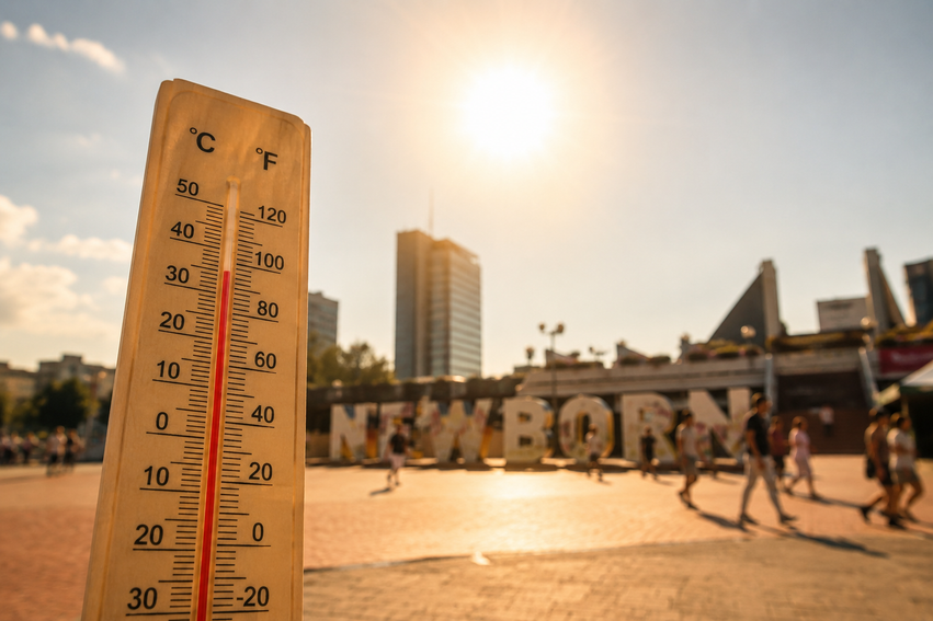 Vala e të nxehtit  pushton  Kosovën  të hënën temperaturat deri në 38 gradë