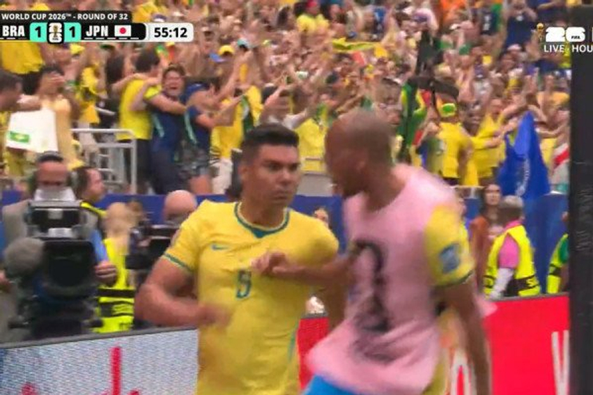 Casemiro barazon për Brazilin  1 1