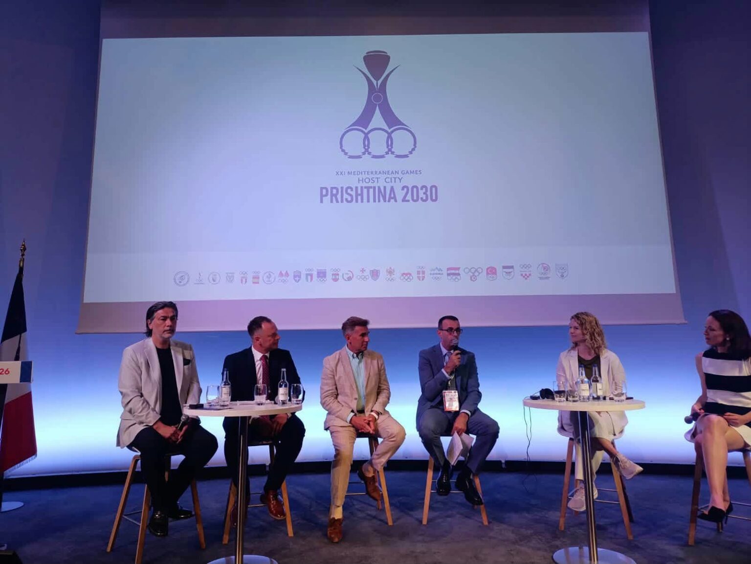 Ministri Blerim Gashani prezanton në Paris vizionin e Kosovës për organizimin e Lojërave Mesdhetare 2030