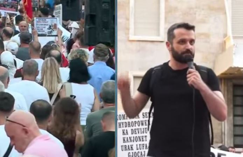  Sot nuk do të largohem nga shkallët e Kryeministrisë   Protestuesi  Kriminelët mos i kërkoni mes nesh  i keni në tavolinën e Këshillit të Ministrave