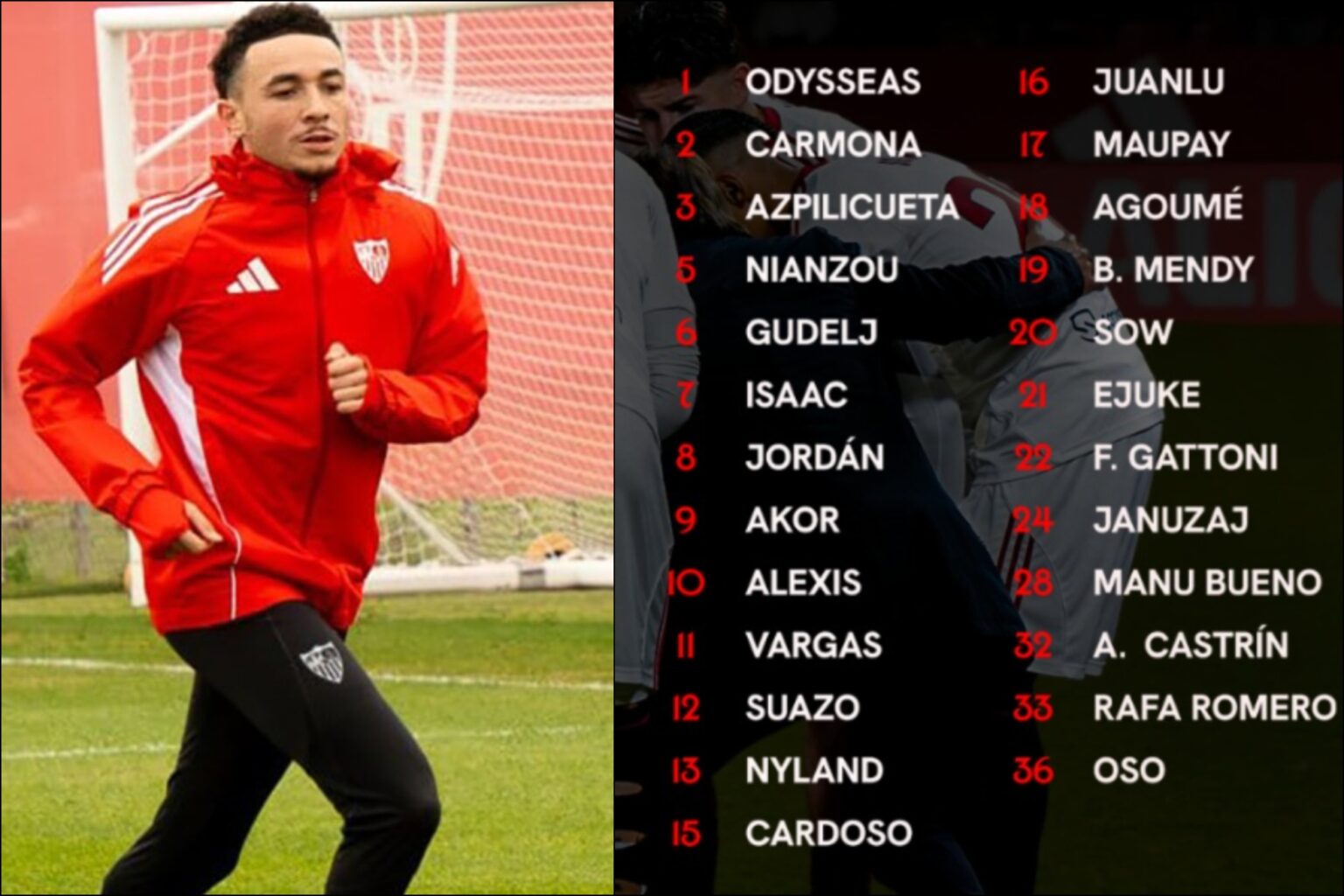 Vargas, Maupay dhe Azpilicueta, në listën e Sevillës për ndeshjen kundër Barcelonës
