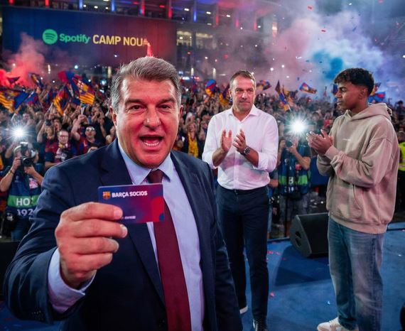 Laporta fiton zgjedhjet, mbetet në krye të Barcelonës