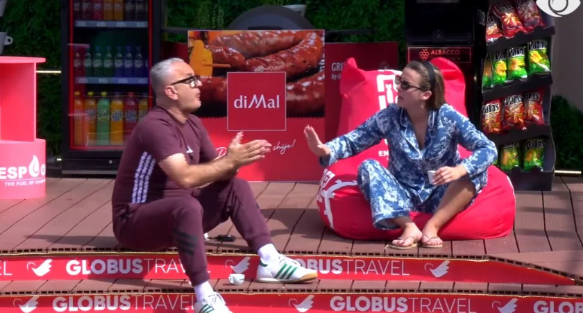 “Ti je marrë me trupin tim”/ Debat mes Juelës dhe Artanit, banori: Nuk të vjen turp të thuash që…