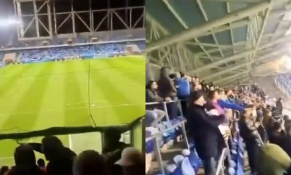 UÇK, UÇK, tri shkronjat e arta dëgjohen edhe në stadium