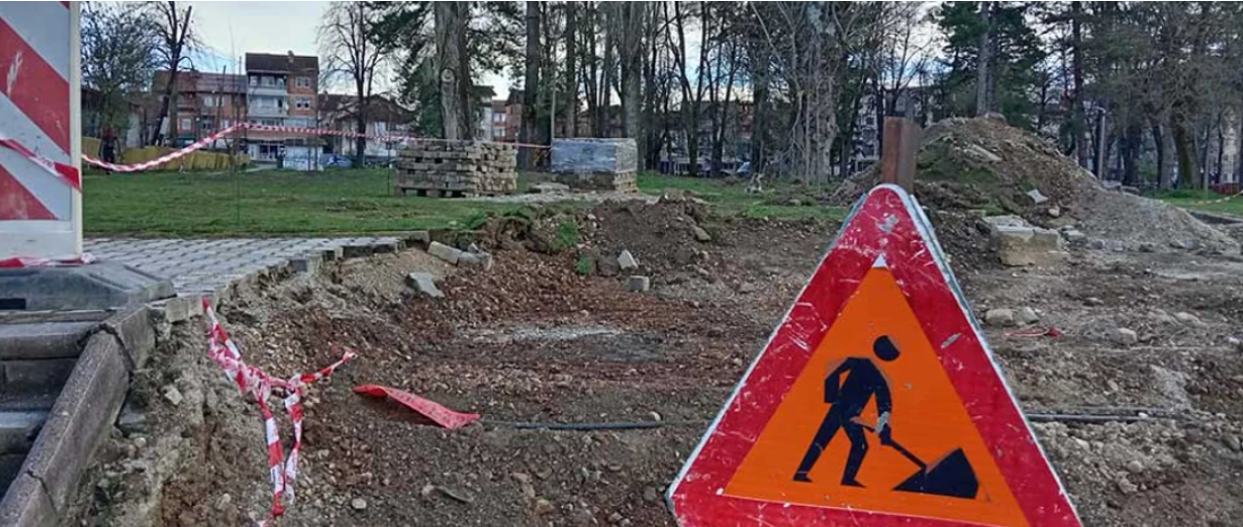 Komuna e Gostivarit fillon punimet në parkun e madh të Gostivarit