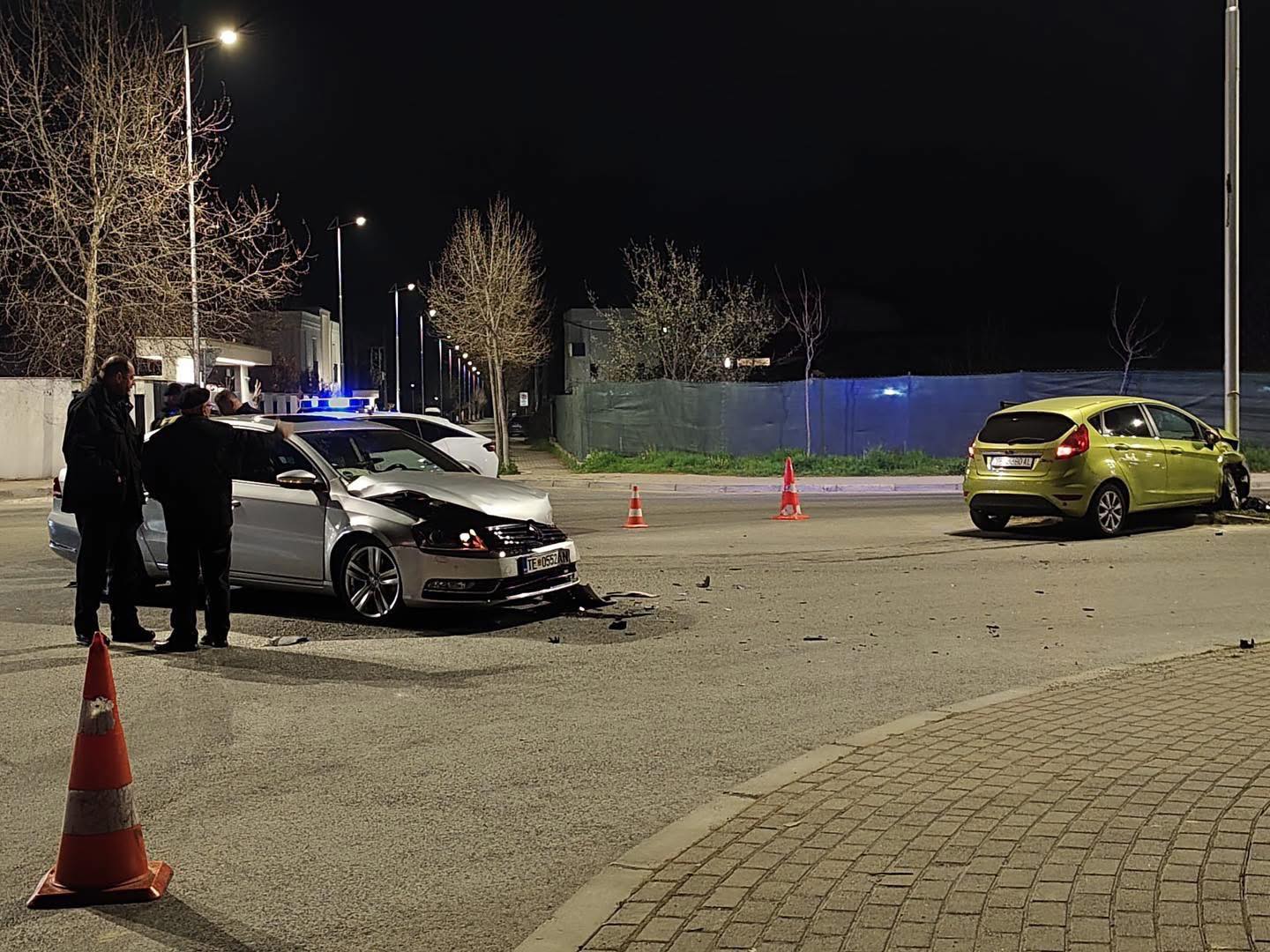 Aksident në Tetovë pranë kazermës, bllokohet qarkullimi