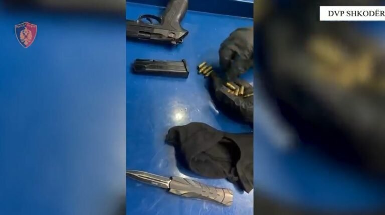 Tentoi t’i largohet me vrap policisë/ Me armë me vete në qytet, arrestohet 19-vjeçari, e pëson edhe shoku i tij