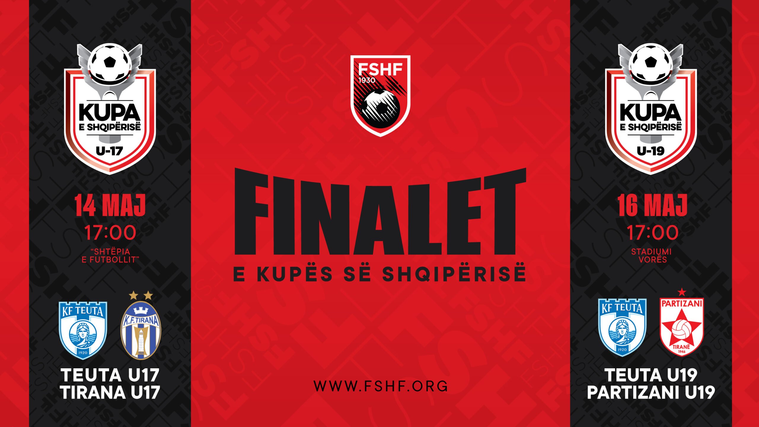 Përcaktohen datat e finaleve të Kupës së Shqipërisë U-17 e U-19