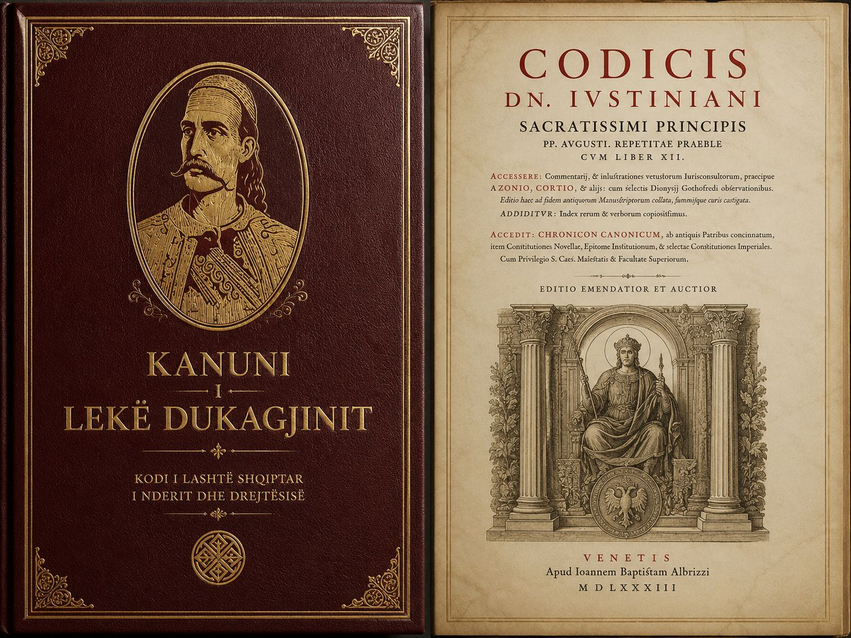 Kodi i Justinianit dhe Kanuni i Lekë III Dukagjinit