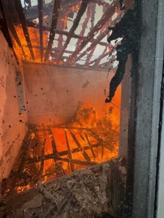 Zjarri shkrumbon banesën në Zhulat të Gjirokastrës