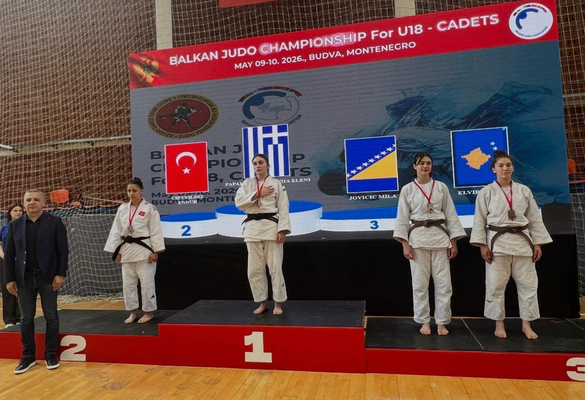 Elvira Ukaj   e bronztë në Kampionatin Ballkanik