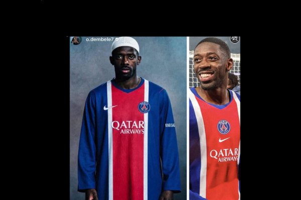 Dembele ironizon dizajnin e ri të PSG