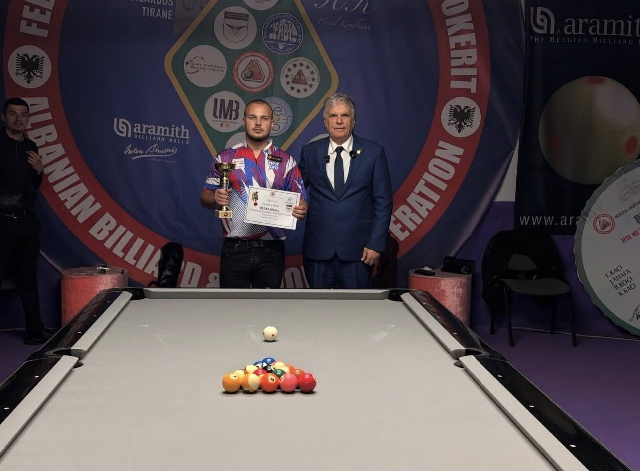 Besar Spahiu shpallet Kampion Kombëtar për vitin 2026