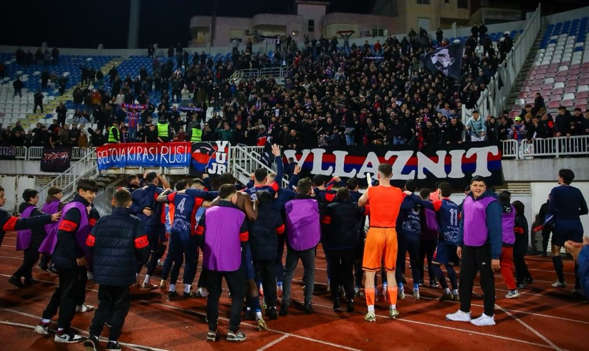 Vllaznia  tremb  rivalët