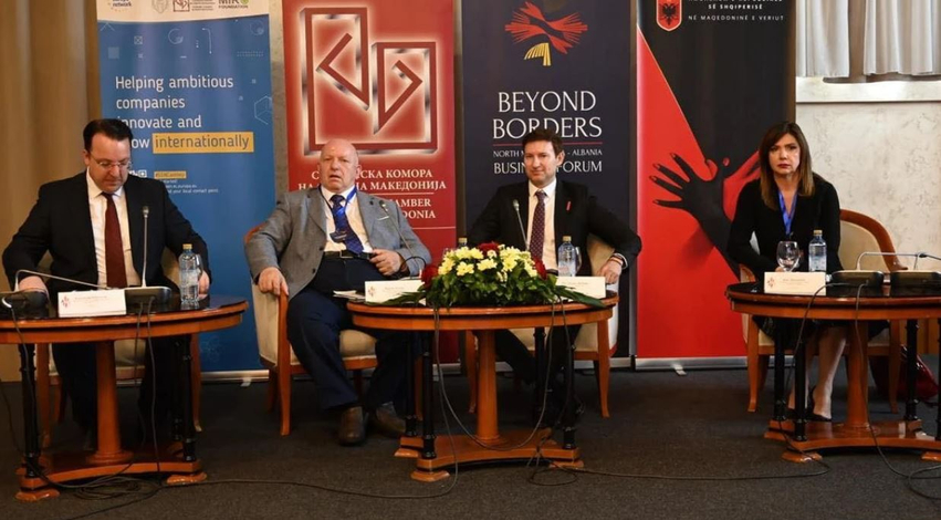 Forumi i biznesit Shqipëri Maqedoni e Veriut në Shkup  kërkohet rritje e shkëmbimit tregtar në 1 miliard euro mes dy vendeve