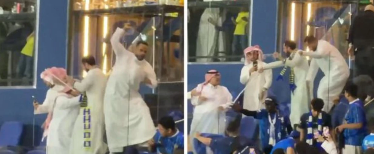 Kaos i paparë, tifozët e Al Nassr dhe ata të Al Hilal rrahen me shkopinj