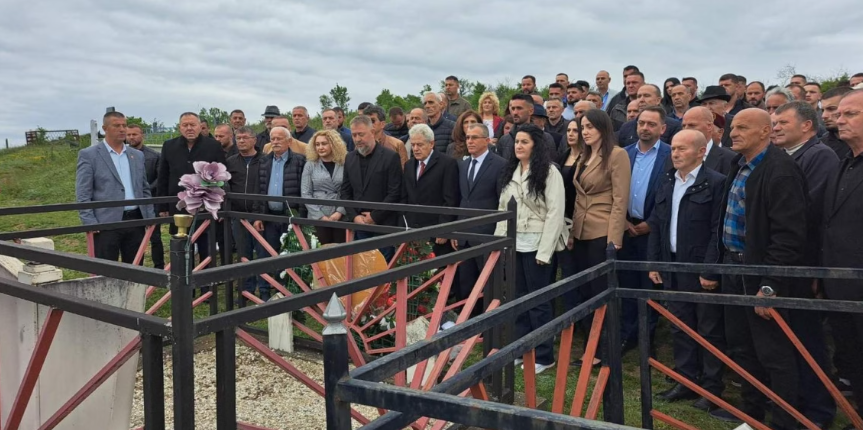 OVL e UÇK-së përkujton Tahir dhe Nebih Mehën në 45-vjetorin e rënies