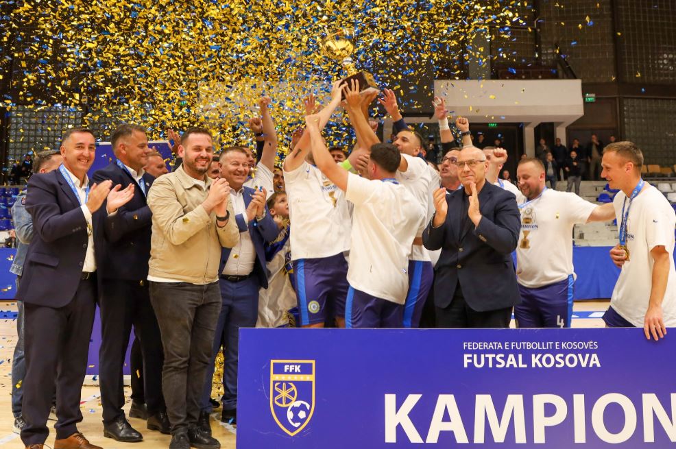 Klubi i Futsallit “Policia e Kosovës” shpallet kampion i Ligës së Parë