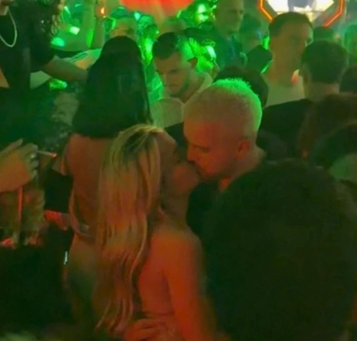 Dy ish-banorët e Big Brother VIP Kosova, Kushtrimi dhe Aurora 'kapen' duke u puthur në një klub nate