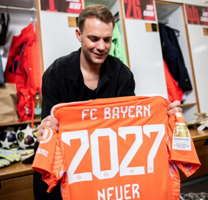 Neuer rinovon kontratën me Bayernin deri në vitin 2027