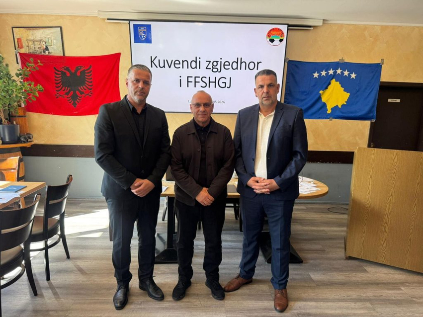 Afrim Osmanaj kryetar i ri i FFSHGJ së  Agim Ademi e uron