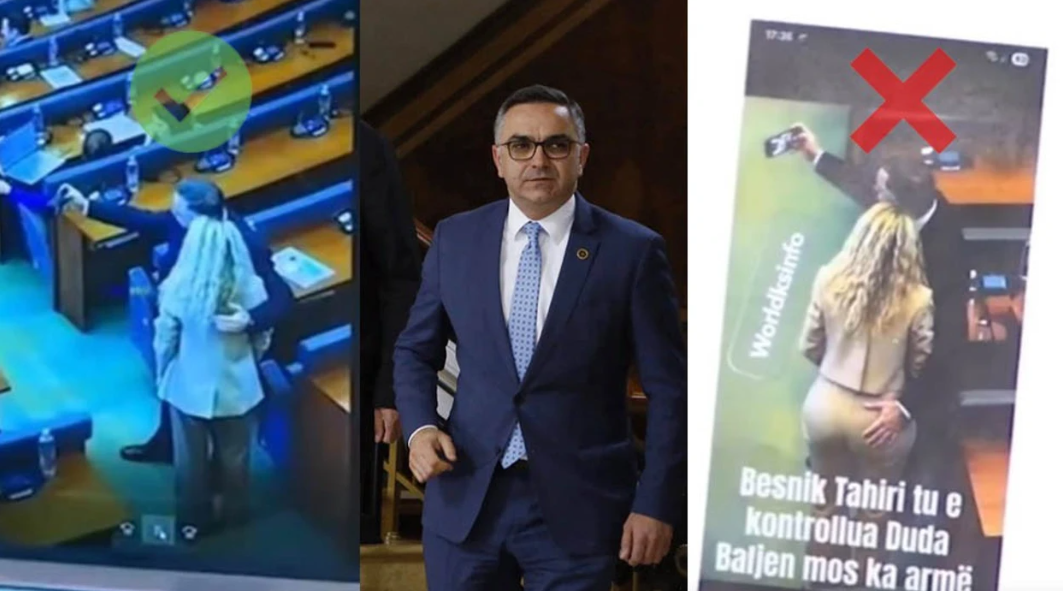 Besnik Tahiri flet për foton e manipuluar me Duda Baljen
