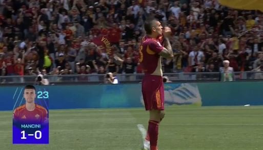Roma udhëheq në derbi ndaj Lazios