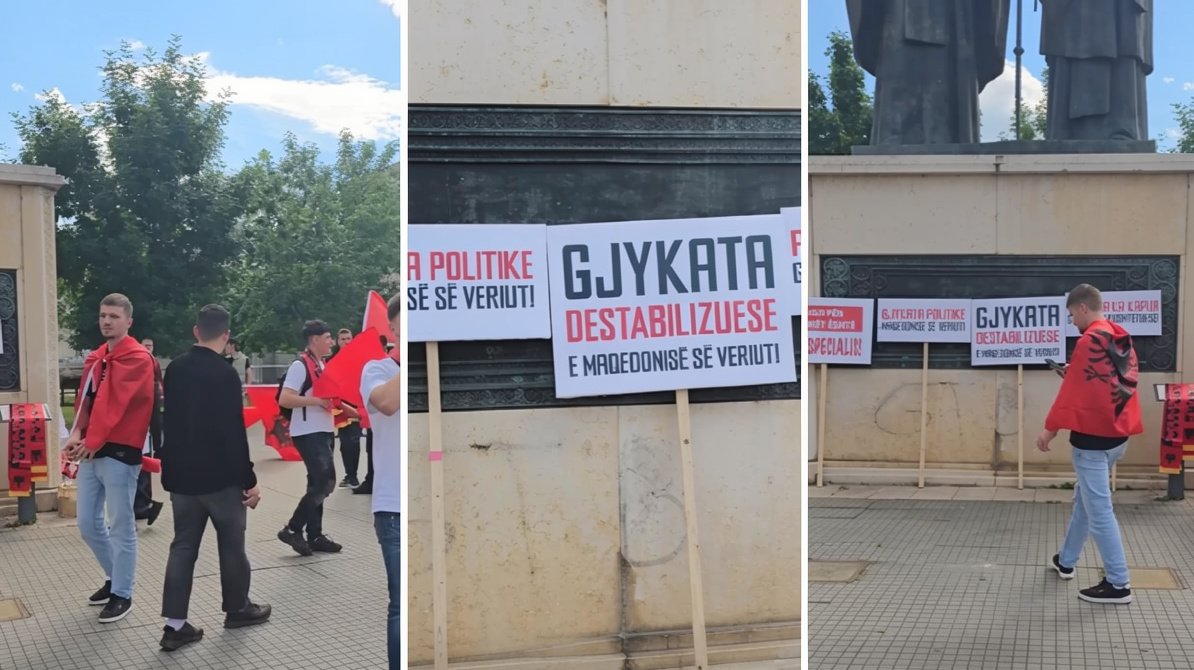 Protesta e dytë e studentëve në Shkup, fillon tubimi i protestuesve pranë Urës së Gurit