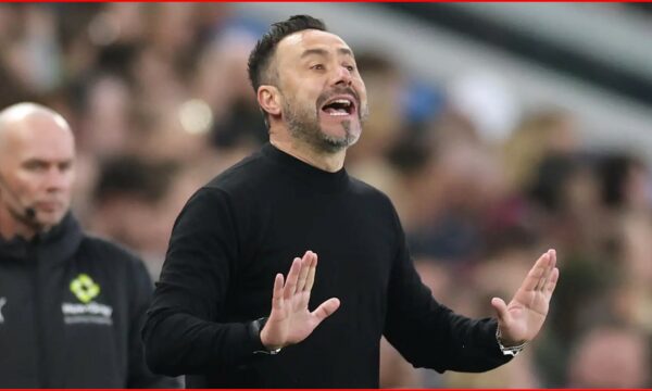 De Zerbi paralajmëron Tottenhamin