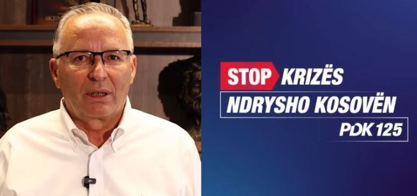 Hamza prezanton sloganin e fushatës së PDK-së: Stop Krizës. Ndrysho Kosovën!
