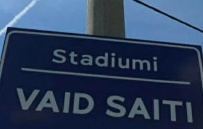 KF Vllaznimi 1972 nga Orizarja nderon Vaid Saitin  ia vendos emrin fushës së futbollit