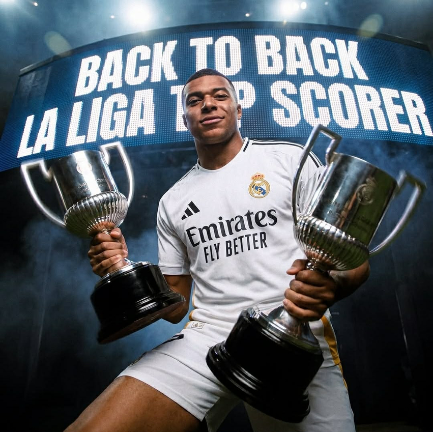 Mbappe fiton për herë të dytë radhazi  Pichichi  n në La Liga