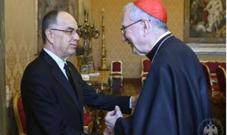 Bajram Begaj në Vatikan ka takuar edhe Sekretarin Parolin: Diskutimi u përqendrua edhe në Kosovën 