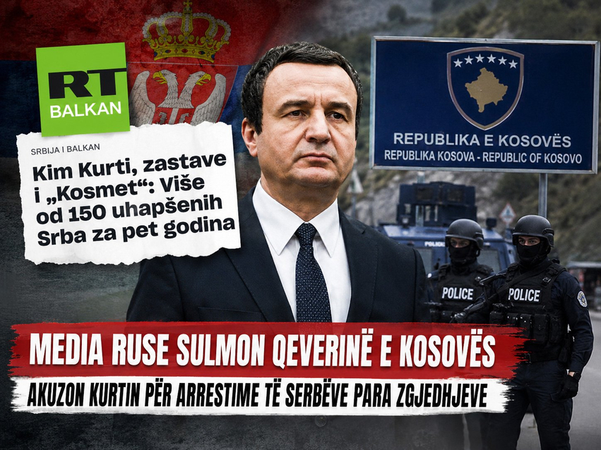 Propaganda ruse në sulm ndaj Kurtit para zgjedhjeve  RT përsërit narrativën e Beogradit kundër Kosovës
