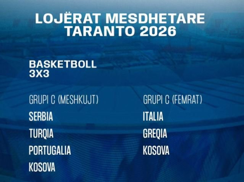 Ekipi mesdhetar i Kosovës do të paraqitet në të gjitha sportet ekipore