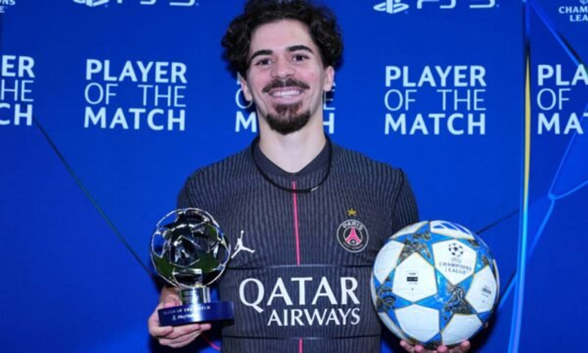 Vitinha shpallet lojtari i ndeshjes  në finale ndaj Arsenalit