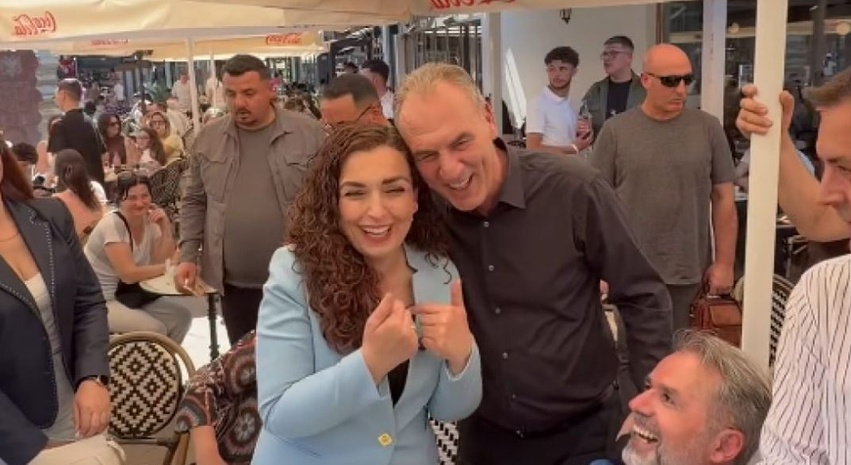 Vjosa Osmani shihet në fushatë edhe me Fatmir Limajn