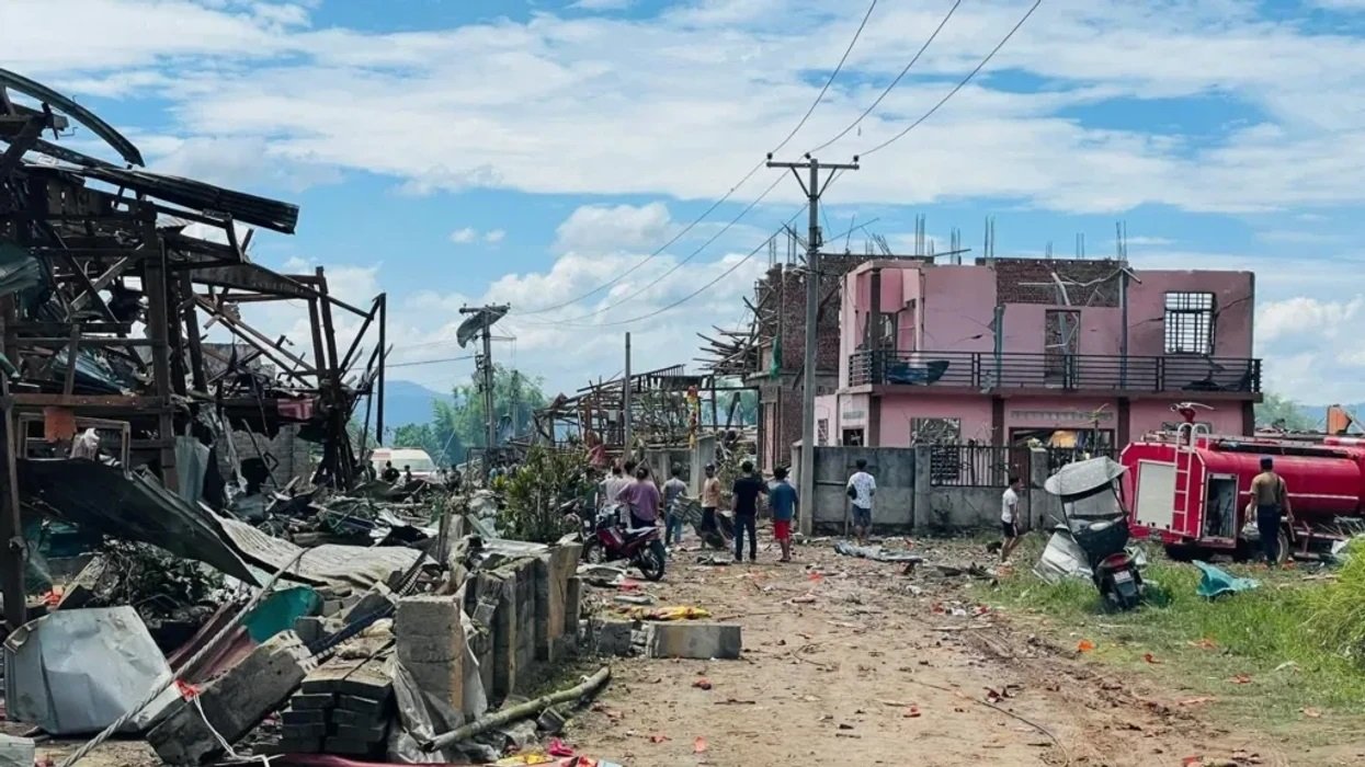 Shpërthim vret dhjetëra persona në një fshat të kontrolluar nga rebelët në Myanmar