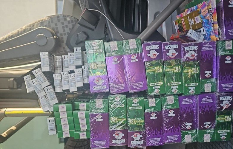 Sekuestrohen 204 vape me kanabis në Merdare