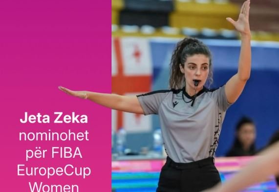 Jeta Zeka bëhet gjyqtarja e parë nga Kosova që gjykon në EuroCup